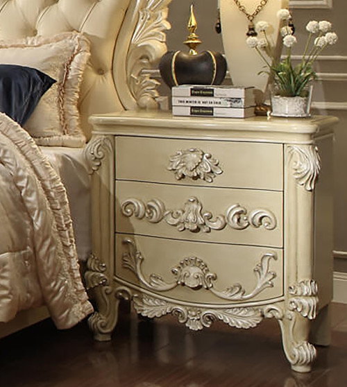 HD-5800 - 5PC BEDROOM SET ANTIQUE WHITE