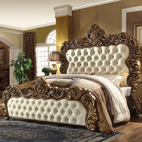 HD-8011 - EK BED BRONZE/CHAMPAGNE