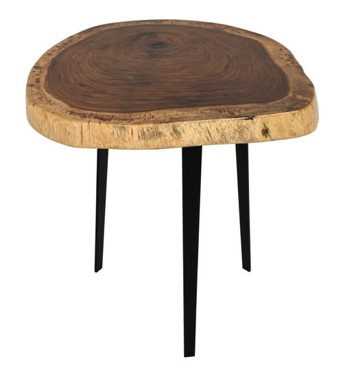 Live Edge Suar Side Table