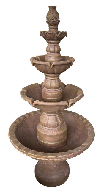 Antique Four Tiered Garden Water Fountain