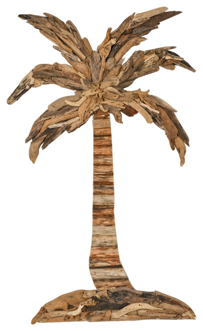 Natural Wood Palm Tree