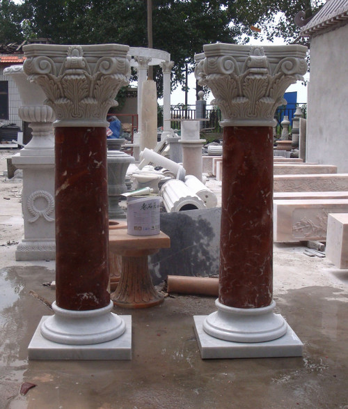 Pair of Decorative Columns H47.2*D15.7 Inches  Ge21550