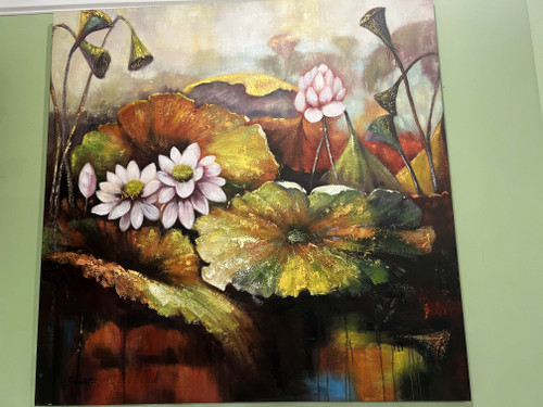 Giclee Floral Still Art #330  57X57