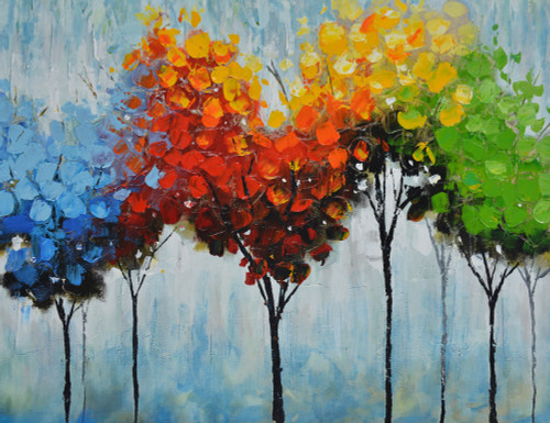 Rainbow Forest Giclee