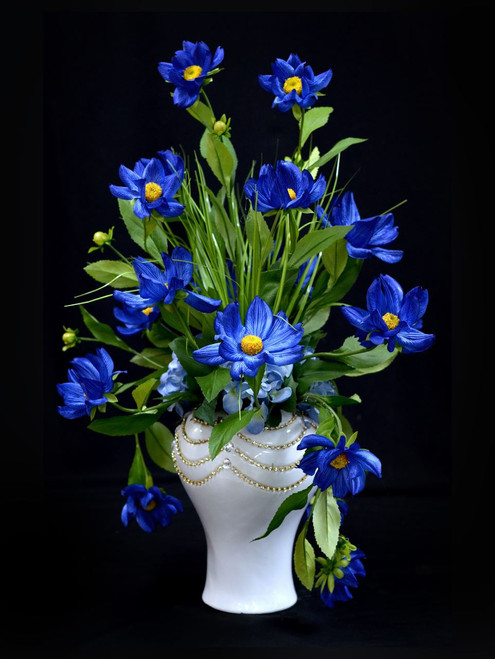 CRYSTAL DRAPED ARRANGEMENT