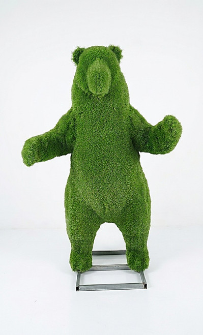 Standing Grizzly Topiary Sculpture