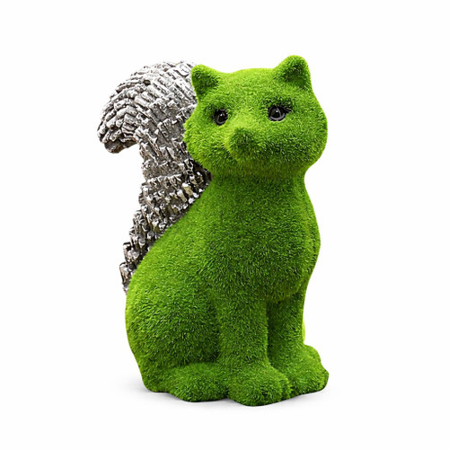 Grassy Turf Small Fox Sculpture