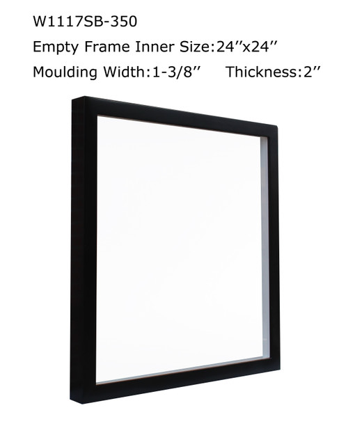 Midnight Gallery Shadow Box Frame ? 24? x 24?