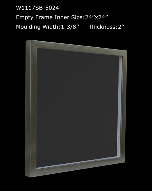 Sterling Edge Oversized Shadow Box Frame ? 24 x 24