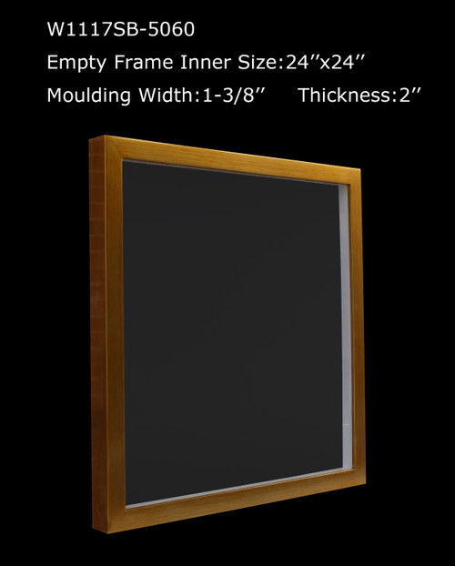 Aurora Luxe Gold Shadow Box Frame ? 24 x 24