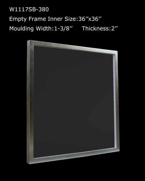 Sterling Edge Oversized Shadow Box Frame ? 36 x 36