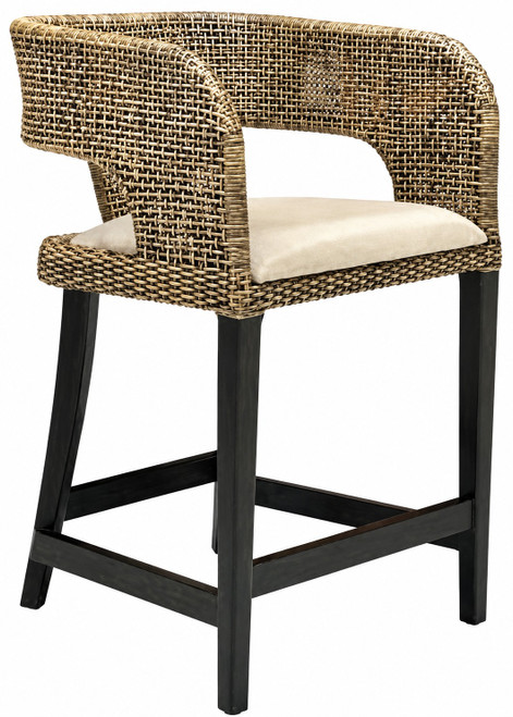 Kamindi Antique Finish Counter Stool