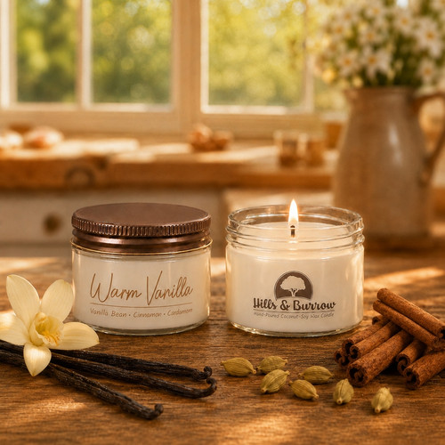 Warm Vanilla 4 oz Candle