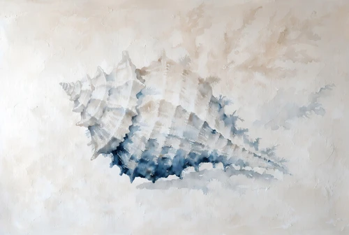 Ocean Conch Seashell Giclee