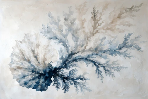 Ocean Lace Coral Giclee