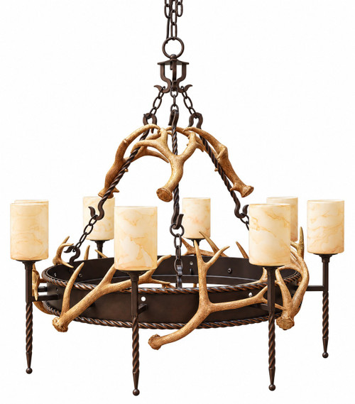 Antler Pendant 8 Light Chandelier