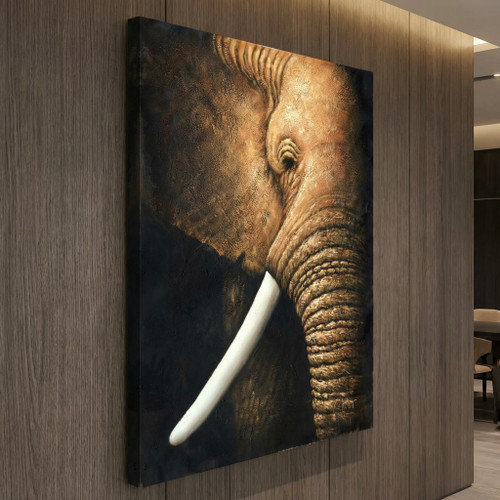 Animal Giclee: Canvas Artwork & Hand Embellished