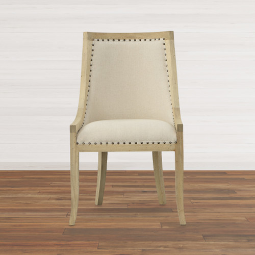 Farmhouse Barrel Dining Chair Room Scene