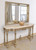 Platine Mirror Hand Carved Mahogany 47 x 58.5 Inches Room Scene