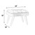 Mountain Tannery Leather Stool Ottoman 24 Inch Room Scene