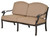 Savannah Outdoor Aluminum Loveseat Room Scene