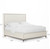 Blanc Collection Eastern King Size Panel Bed