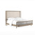 Finn Collection Eastern King Size Upholstered Shelter Bed