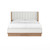 Portico Collection Eastern King Size Upholstered Shelter Bed
