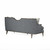 161 - Intrigue  Collection Transitional  Harper Sofa - Mica