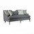 161 - Intrigue  Collection Transitional  Harper Sofa - Mica