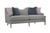 161 - Intrigue  Collection Transitional  HARPER VINTAGE BLUE SOFA