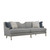 161 - Intrigue  Collection Transitional  HARPER VINTAGE BLUE 110INCH SOFA