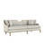 161 - Intrigue  Collection Transitional  HARPER QUARTZ 110INCH SOFA