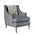 161 - Intrigue  Collection Transitional  Harper Matching Chair - Mica