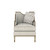 161 - Intrigue  Collection Transitional  HARPER QUARTZ CHAIR