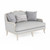 754 - ASSEMBLAGE Uph  Collection   ASSEMBLAGE Mist Loveseat