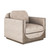 763 - Bastion Uph  Collection   Bastion Lounge Chair H-Silver