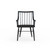 278 - Frame Windsor Arm Chair-Accent Black