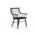 278 - Frame Windsor Arm Chair-Accent Black