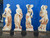 Set of 4 Marble Lady Four Seasons 12024317