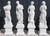 Set of 4 Marble Four Seasons Statues on Bases GE20648