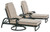 Astoria Chaise Lounge Table Set of 3, Swivel, Outdoor, Aluminum, Bridgeton Moore Patio