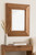 Step Down Rectangular Mirror Natural