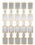 Geometrical Gold Mirrored Wall Decor Set of 5