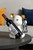 Bear Table Top Single Bottle Wine Holder White