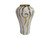 Golden Zebra with White Vase