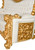 Palatial Grand Carved Sofa Gold