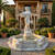 White Marble Lady Fountain  H78.8 Inches x D91 Inches         Ge21397