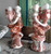 Multi Color Milk Marble Pair of Maiden Lanterns H35.4 Inches  Stand:H11.8 Inches  Ge21420 Multi Color Milk Marble Pair of Maiden Lanterns H35.4 Inches  Stand:H11.8 Inches  Ge21420