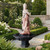 Multi Color Milk Marble Lady Fountain  H70.9 Inches  Ge21424